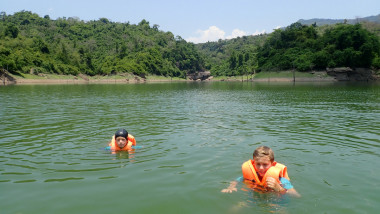 Kayak sur le lac!